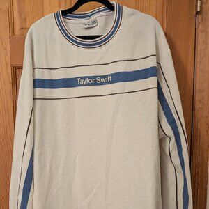 Taylor Swift Midnights Cream Crewneck Sweatshirt, XL